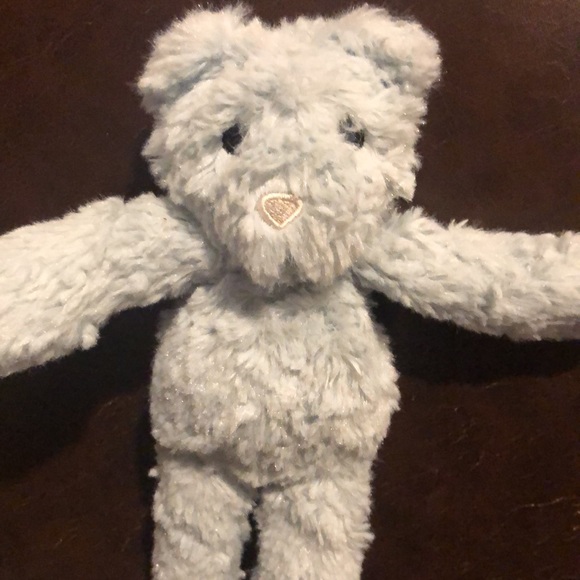 Ryan and rose pacifier holder bear lovey , blue - Picture 3 of 10